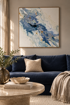120 x 120 cm - The Blue Universe