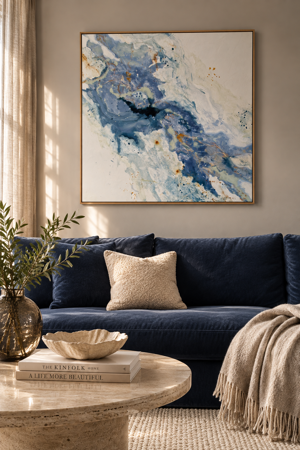 120 x 120 cm - The Blue Universe