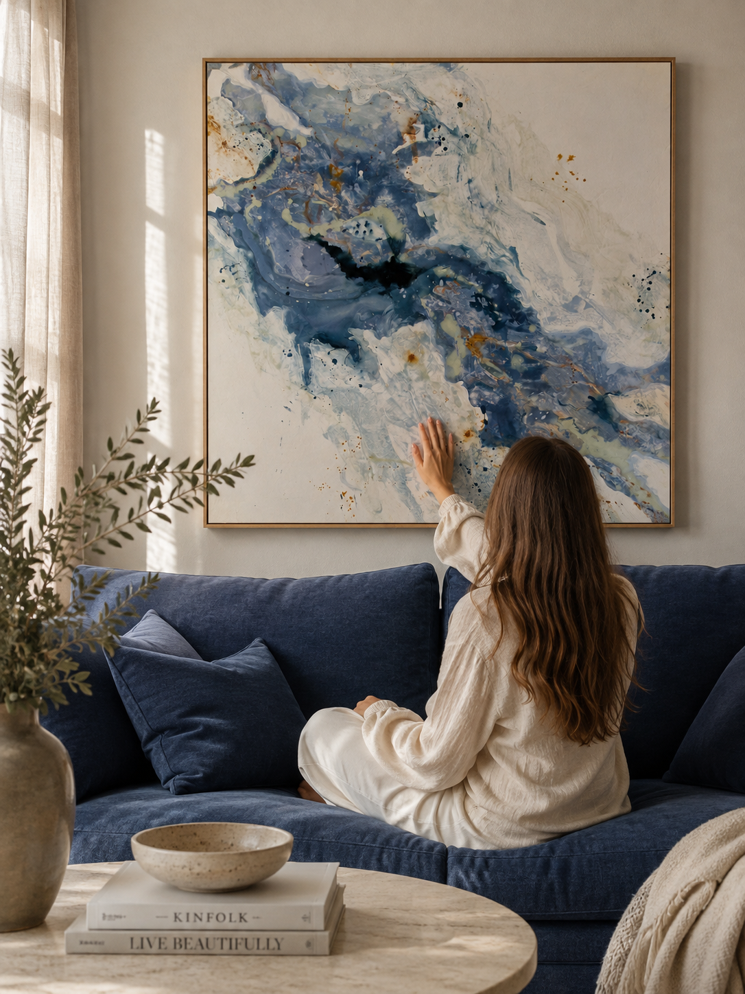 120 x 120 cm - The Blue Universe