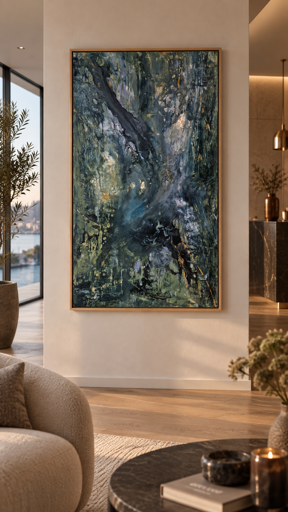 80 x 140 cm - Into the Deep