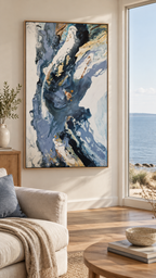80 x 140 cm - The Blue Wave