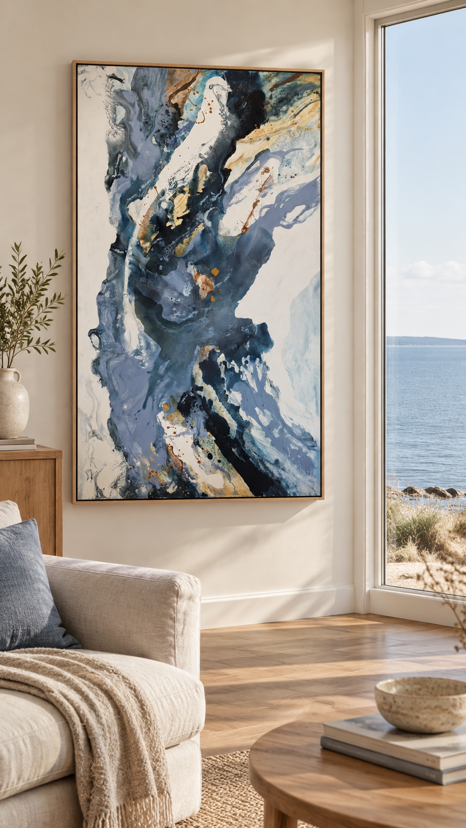 80 x 140 cm - The Blue Wave