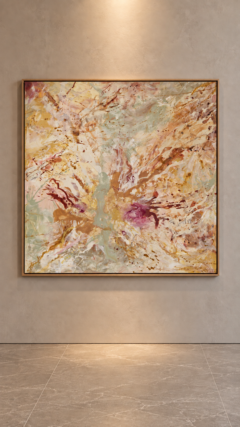 120 x 120 cm - Sunbeams